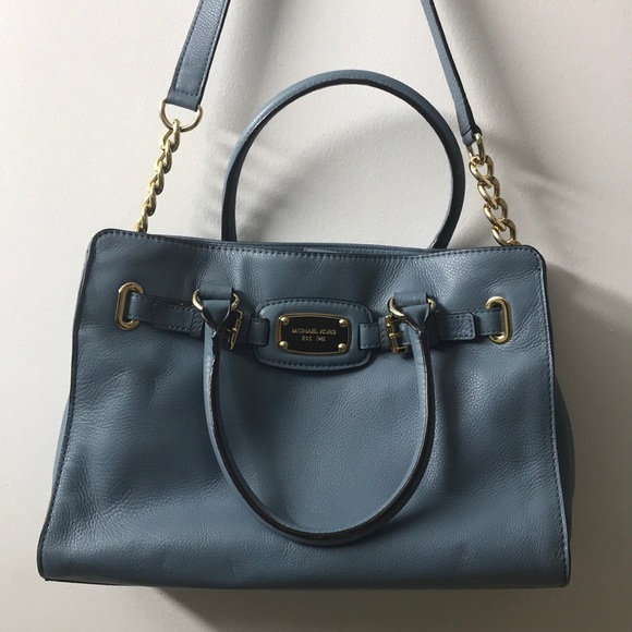 Authentic Michael Kors Hamilton Blue bag - Picture 4 of 11
